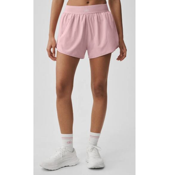 ALO Yoga Pants - Alo Yoga Vintage Pink Match Point Short Size M